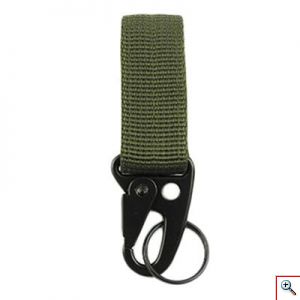 Κρεμαστός Γάντζος Carabiner Molle για Ζώνες και Σακίδια Στρατιωτικός Πράσινο