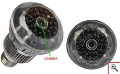 Κρυφή Κάμερα - Λάμπα WIFI H.264 CAMERA