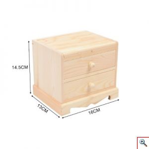 Ξύλινη Κοσμηματοθήκη 14,5x16x13 εκ. 