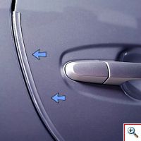 Διάφανο Προστατευτικό Πόρτας Αυτοκινήτου 130εκ LA-077