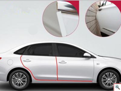 Διάφανο Προστατευτικό Πόρτας Αυτοκινήτου 130εκ LA-077