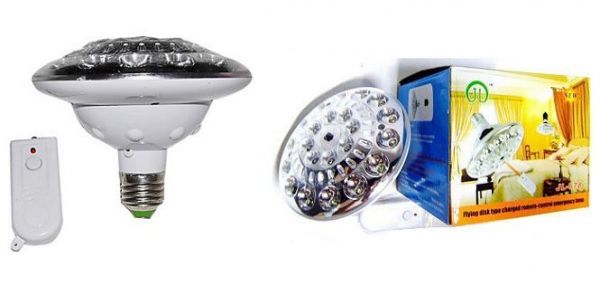 Επαναφορτιζόμενη Λάμπα Ασφαλείας 22 LED με Τηλεχειρισμό