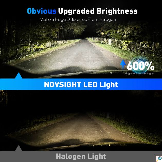Λάμπες LED Αυτοκινήτου H7 Novsight 70W 18000LM 6500K IP68