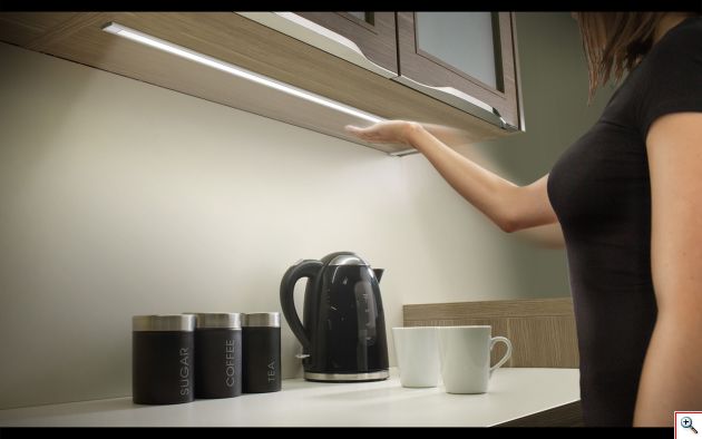 Λάμπα LED - Φωτιστικό 29cm με Αισθητήρα Κίνησης για Κρυφό Φωτισμό, Ντουλάπα, Συρτάρια, Κρεβατοκάμαρα, Κουζίνα κα