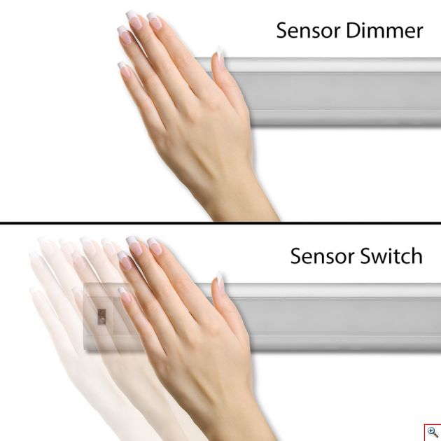 Λάμπα LED - Φωτιστικό 29cm με Αισθητήρα Κίνησης για Κρυφό Φωτισμό, Ντουλάπα, Συρτάρια, Κρεβατοκάμαρα, Κουζίνα κα