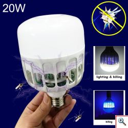 Λάμπα LED και Ηλεκτρονική Εντομοπαγίδα 2 σε 1 Mosquito Killer 20W