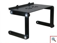 Πτυσσόμενο Τραπεζάκι για Laptop με Βάση για Mouse Pad & 2 Ανεμιστήρες - Smart Foldable Τ8 Table 