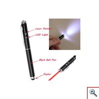 Δείκτης Laser 4 σε 1: Laser-Στυλό - Φακός - touch pen