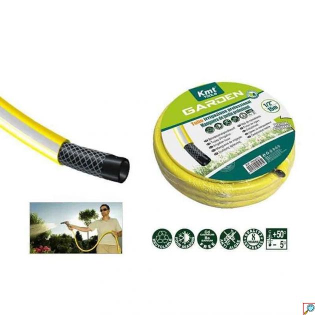 Λάστιχο Ποτίσματος Κήπου 15m Διαμέτρου 12.7mm - Κίτρινο