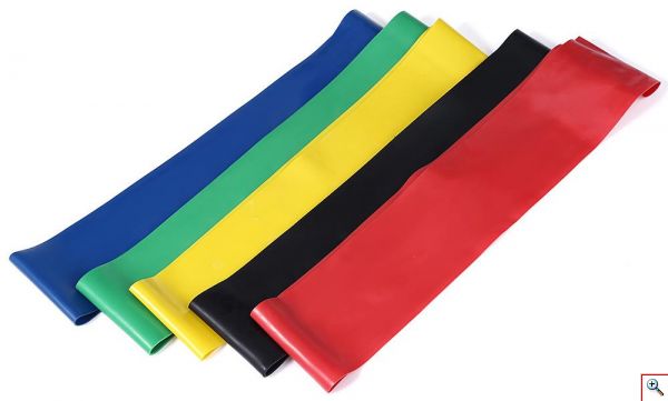 Σετ με Λάστιχα Γυμναστικής 5 Επιπέδων - Latex Band 5 Levels 