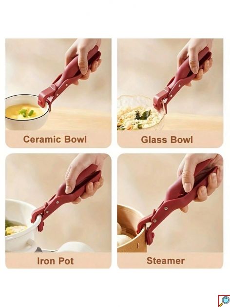 Λαβίδα Ζεστών Αντικειμένων Μαγειρέματος - Γκρι