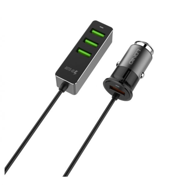 Φορτιστής με 4 Θύρες USB LDNIO - C61 Combo 4 USB 1.2M QC3.0 Fast Charge 