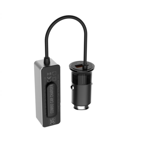 Φορτιστής με 4 Θύρες USB LDNIO - C61 Combo 4 USB 1.2M QC3.0 Fast Charge 