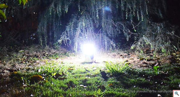 Πτυσσόμενος Ηλιακός Φακός Φανάρι Camping Led 1W+6LED & PowerBank GSH 7088A