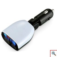 Φορτιστής Αναπτήρα Αυτοκινήτου LED DUAL USB 3.4A ΧΒΧ018