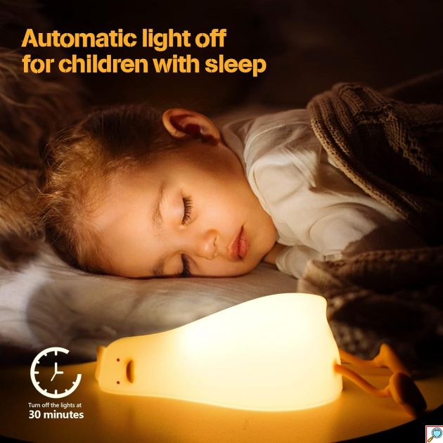LED Επαναφορτιζόμενο Φωτάκι Νυχτός σε Σχήμα Παπί - Arrango 