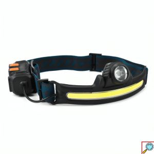 LED Επαναφορτιζόμενος Αδιάβροχος Φακός Κεφαλής 700LM με Αισθητήρα Κίνησης