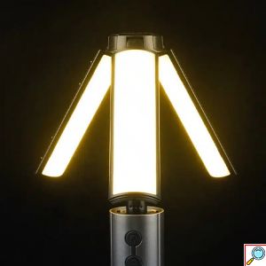 LED Επαναφορτιζόμενος Τηλεσκοπικός Προβολέας – Αναδιπλούμενος Φακός Aerbes 
