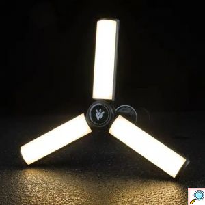 LED Επαναφορτιζόμενος Τηλεσκοπικός Προβολέας – Αναδιπλούμενος Φακός Aerbes 