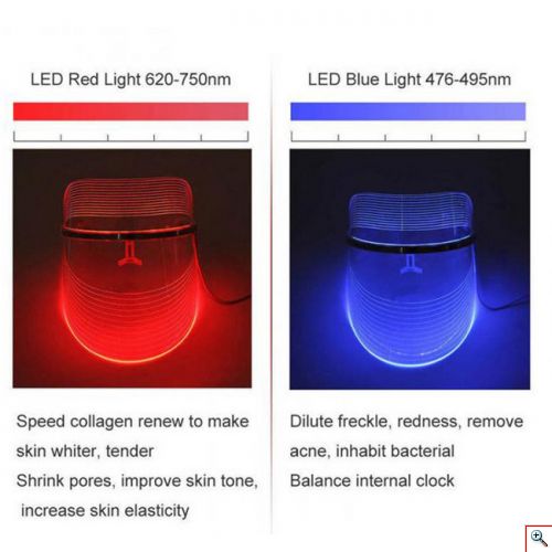 LED Μάσκα Προσώπου για Φωτοθεραπεία - New Light Therapy Mask