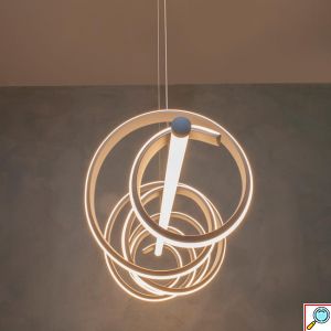 LED Κρεμαστό Φωτιστικό Οροφής 60W με 3 Ρυθμίσεις Φωτισμού 28.5 x 105 x 12cm - Universo