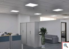 Φωτιστικό Οροφής Ultra Slim Led Panel Light 18W/100W Square