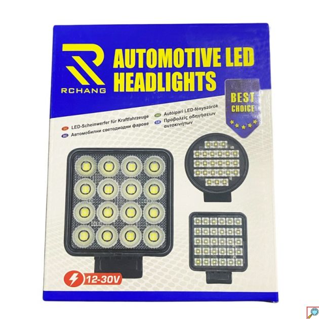 LED Προβολέας Εργασίας Αυτοκινήτου 48W 12-30V Rchang με Βάση Στήριξης