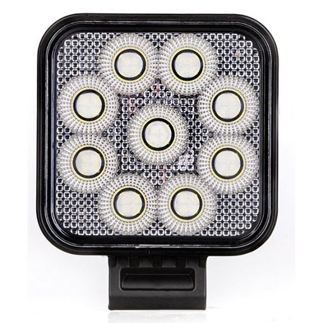 LED Προβολέας Εργασίας Αυτοκινήτου 27W 12-30V 9LED Rchang με Βάση Στήριξης