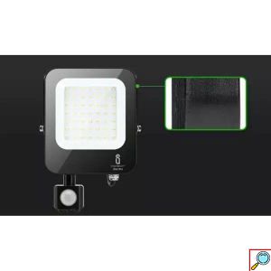 AIGOSTAR Επιτοίχιος Αδιάβροχος LED 4700LM Προβολέας 50W-220V Λευκού Ψυχρού Φωτισμού