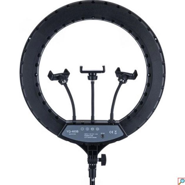 LED Ring Light Δαχτυλίδι Διαμέτρου 43cm, Φωτισμού 3200-5600K με Τρίποδο Δαπέδου και Βάση για Κινητό