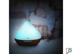 LED Συσκευή Αρωματοθεραπείας με Χρονοδιακόπτη Anjou