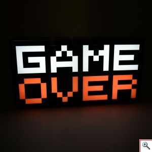 Gaming Διακοσμητικό Φωτιστικό LED USB Game Over