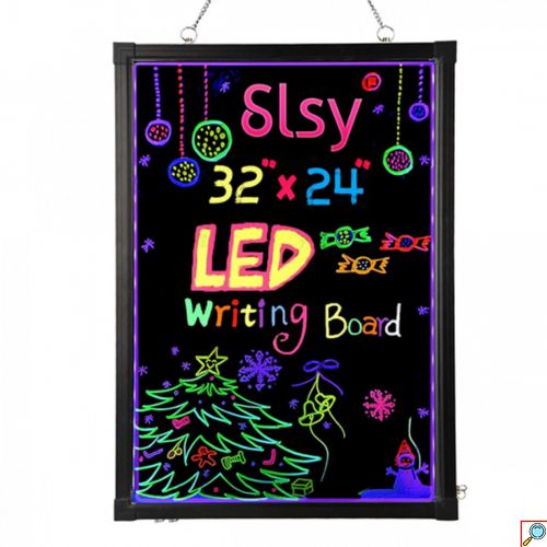 Διαφημιστικός Φωτιζόμενος Πίνακας LED 60x40cm με Εναλλασσόμενα Χρώματα - Πινακίδα Καταστημάτων , Επιχειρήσεων