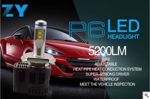 Φώτα Λάμπες Αυτοκινήτου Led Kit H4 55W 5200LM Full Can Bus 11-30V P6