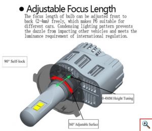 Φώτα Λάμπες Αυτοκινήτου Led Kit H4 55W 5200LM Full Can Bus 11-30V P6