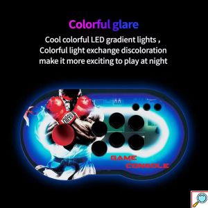 FHD Ρετρό Παιχνιδομηχανή με 7000+ Παιχνίδια, RGB Φωτισμό, 2 Χειριστήρια & Επέκταση με Κάρτα Μνήμης HDMI, USB, MicroUSB - Retro Arcade Game Console