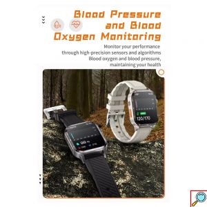 Έξυπνο Ρολόι - Bluetooth Smartwatch με Βηματομετρητή, και Καταγραφή Παλμών Καρδιάς σε Μαύρο Χρώμα