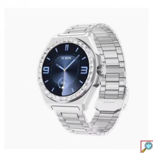 Μεταλλικό Smartwatch με Πολλαπλές Λειτουργίες - Συμβατό με Android & iOS