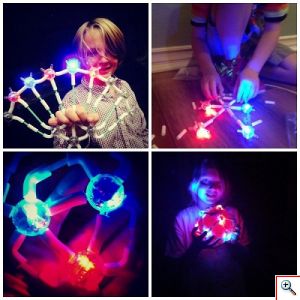 Παιχνίδι Φωτιζόμενο Σετ Κατασκευής - Light up Links 128 Pieces