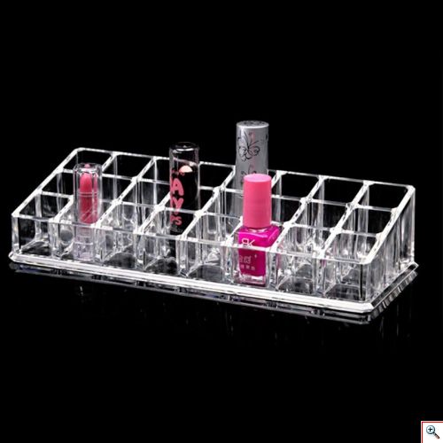 Ακρυλική Διάφανη Θήκη για Κραγιόν - Lipstick Shelf