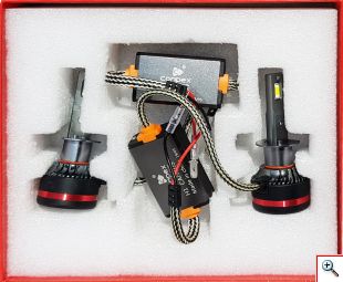 Εμπρόσθια Φώτα Αυτοκινήτου LED FULL CANBUS - 90W H1 6500K - 9000LM CONPEX M8