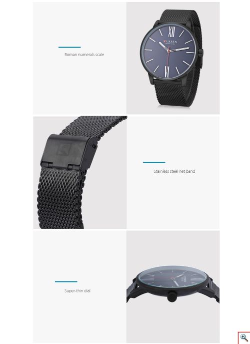 Ανδρικό Ρολόι Curren 8238 - Men Quartz Watch Curren 