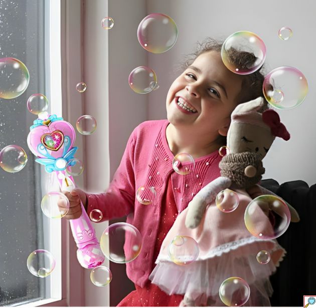 Μαγικό Ραβδί Πεταλούδα για Σαπουνόφουσκες με Μουσική & Φωτισμό LED