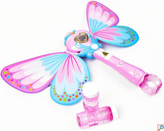 Μαγικό Ραβδί Πεταλούδα για Σαπουνόφουσκες με Μουσική & Φωτισμό LED