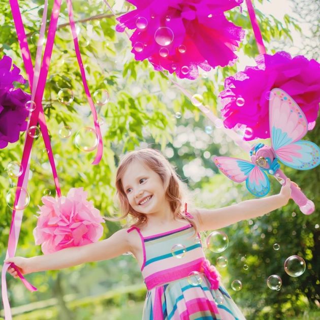 Μαγικό Ραβδί Πεταλούδα για Σαπουνόφουσκες με Μουσική & Φωτισμό LED