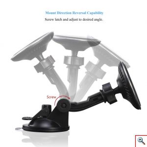 Universal Μαγνητική Βάση Στήριξης Αυτοκίνητου με Βεντούζα για Κινητά, GPS, Mp3