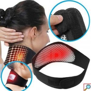 Μαγνητικό Αυτοθερμαινόμενο Κολάρο - Ζώνη Αυχένα με Τουρμαλίνη - Self Heating Neck Guard Band