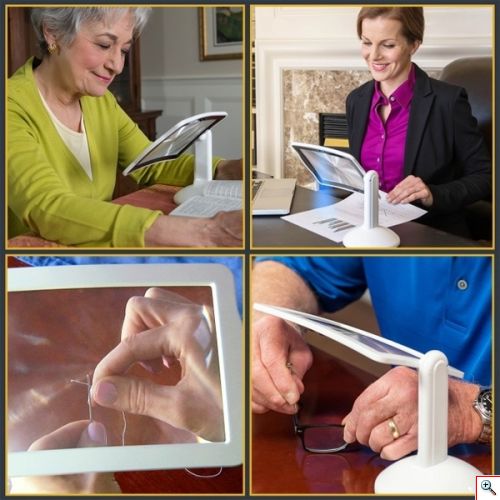 Μεγεθυντικός Φακός Hands Free Magnifier με LED-360 μοιρών