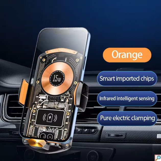 Μαγνητική Βάση Κινητού Αυτοκινήτου Αεραγωγού με Ασύρματη Φόρτιση