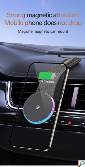Μαγνητική Βάση Κινητού με Ασύρματη Φόρτιση για Αυτοκίνητο 15W - Remax